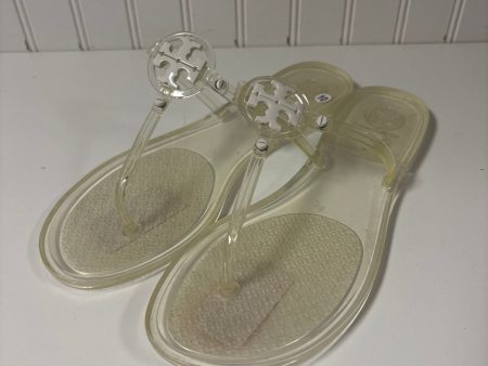 Sandals Designer By Tory Burch In Clear, Size: 10 on Sale