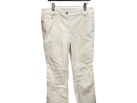 Pants Corduroy By Chicos In White, Size: 2 Online Hot Sale