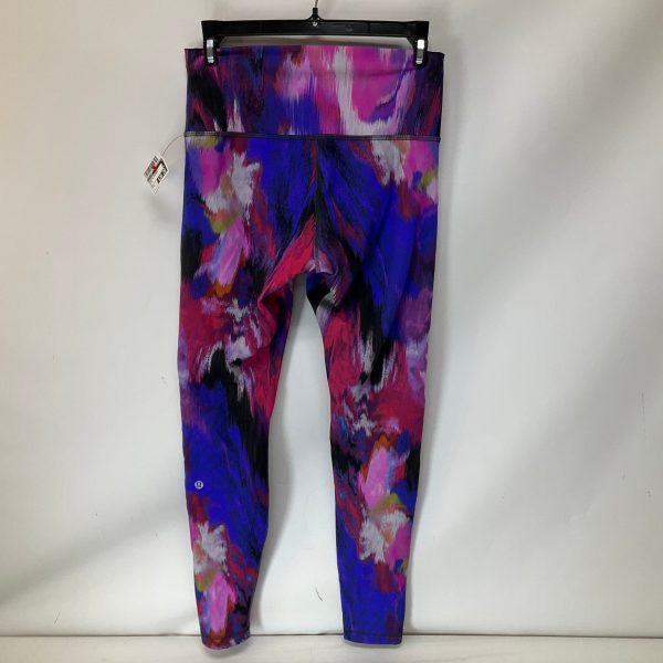 Athletic Leggings By Lululemon In Multi-colored, Size: 8 Fashion