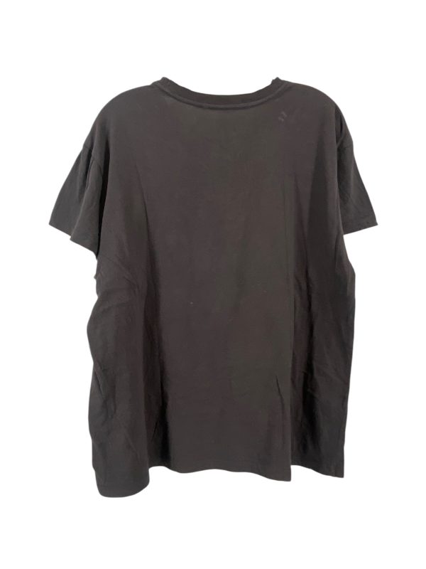 Top Short Sleeve By Clothes Mentor In Grey, Size: Xl Online Sale