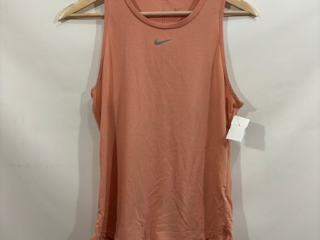 Athletic Tank Top By Nike Apparel In Orange, Size: S For Cheap