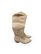 Boots Knee Heels By Universal Thread In Tan, Size: 7.5 Sale