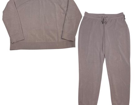 Lounge Set Pants By Cable And Gauge In Purple, Size: L For Sale