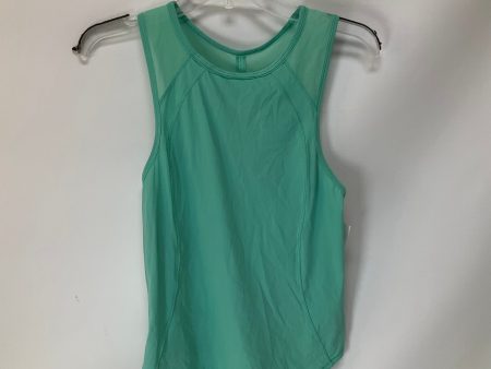 Athletic Tank Top By Lululemon In Aqua, Size: 2 Fashion