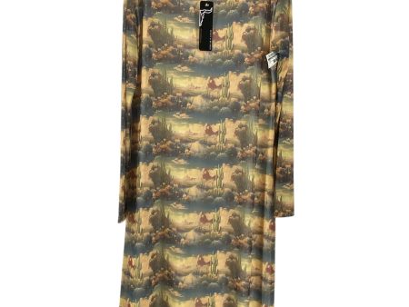 Dress Casual Midi By Clothes Mentor In Green, Size: L Sale