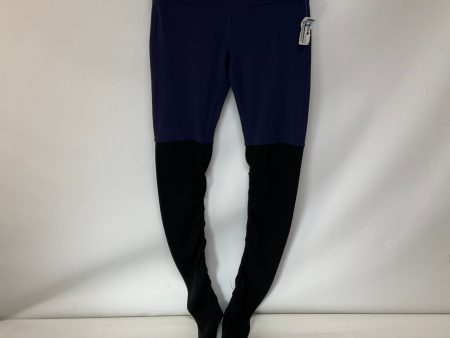 Athletic Leggings By Alo In Black & Blue, Size: M Online