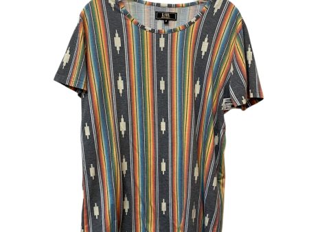 Top Short Sleeve By Clothes Mentor In Multi-colored, Size: M For Discount