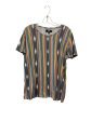 Top Short Sleeve By Clothes Mentor In Multi-colored, Size: M For Discount