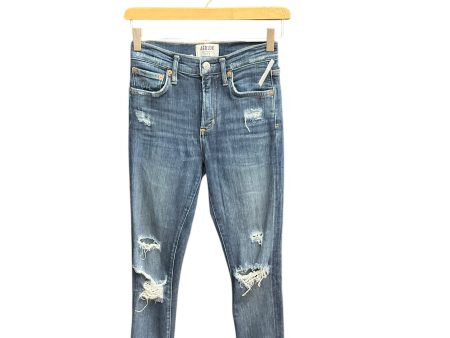 Jeans Cropped By Cma In Blue Denim, Size: 0 Online Hot Sale