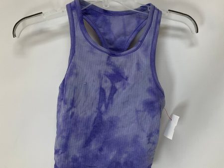 Athletic Tank Top By Lululemon In Purple, Size: 6 Fashion