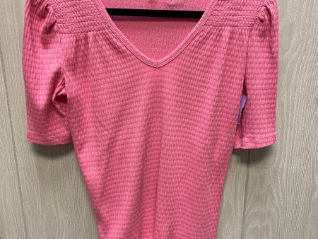 Top Short Sleeve By Loft In Pink, Size: S Supply