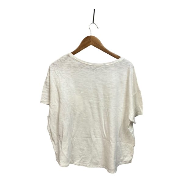 Top Short Sleeve Basic By Old Navy In Ivory, Size: Xl Online Hot Sale