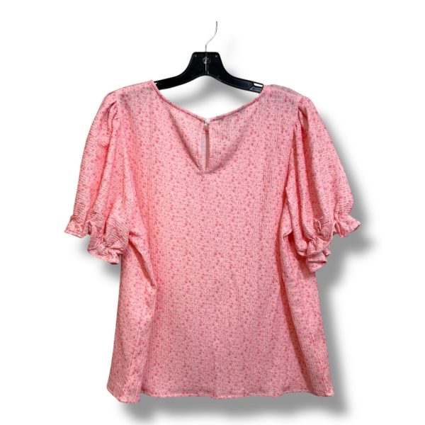 Top Short Sleeve By Clothes Mentor In Floral, Size: Xl on Sale