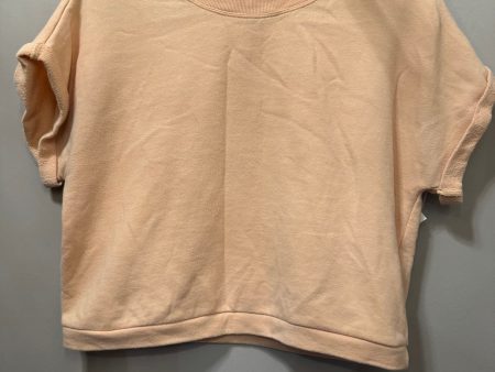 Athletic Top Short Sleeve By Fabletics In Orange, Size: M Sale