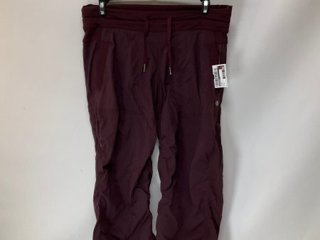 Athletic Pants By Lululemon In Purple, Size: 6 Cheap