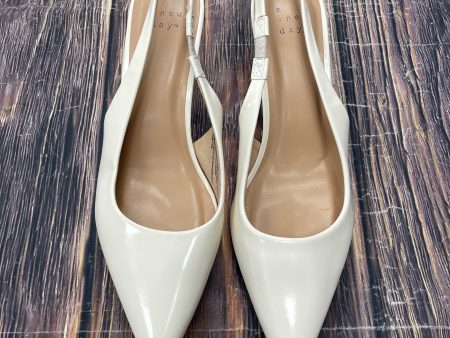 Shoes Heels Kitten By A New Day In White, Size: 8.5 Online Sale