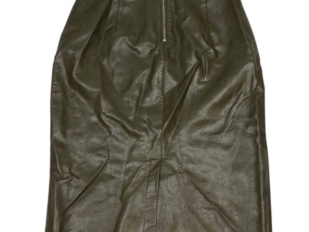 Skirt Midi By Zara Basic In Brown, Size: L Hot on Sale