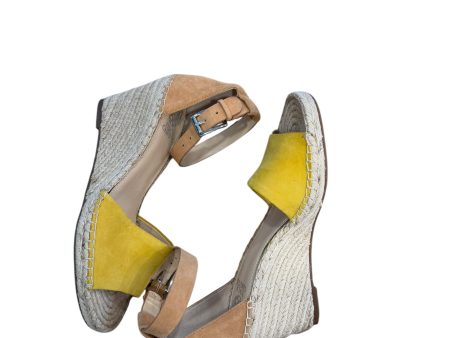 Sandals Heels Platform By Vince Camuto In Yellow, Size: 10 Discount