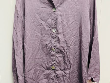 Top Long Sleeve By Bryn Walker In Purple, Size: M on Sale