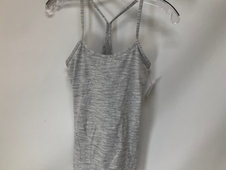 Athletic Tank Top By Lululemon In Grey, Size: 6 Supply