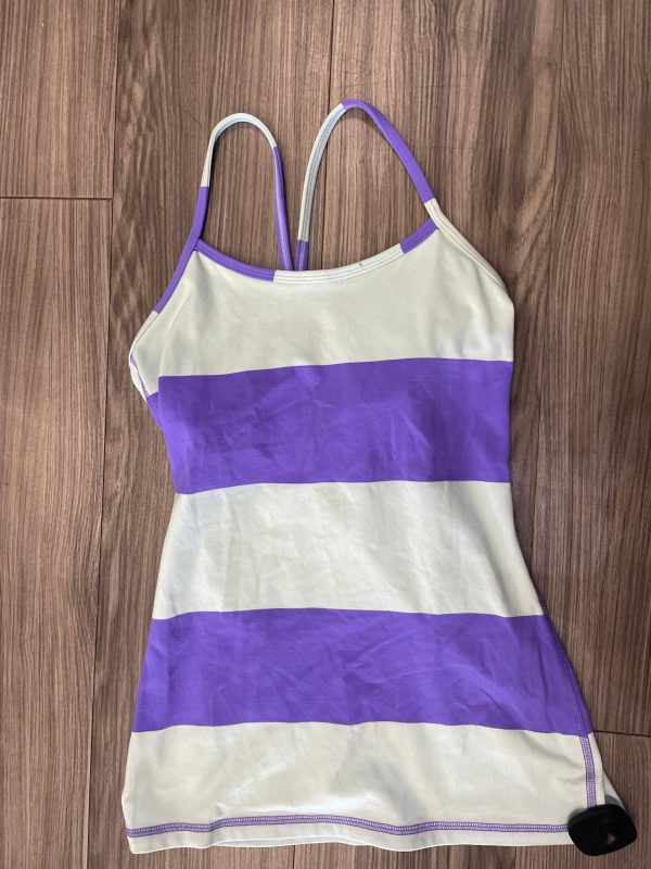 Athletic Tank Top By Lululemon In Striped Pattern, Size: 4 Hot on Sale