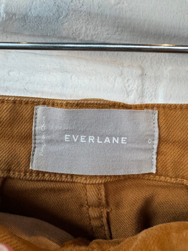 Pants Cropped By Everlane In Brown, Size: 0 For Cheap