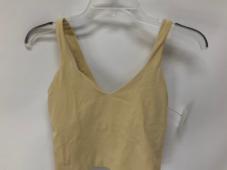 Athletic Tank Top By Lululemon In Tan, Size: 4 For Sale