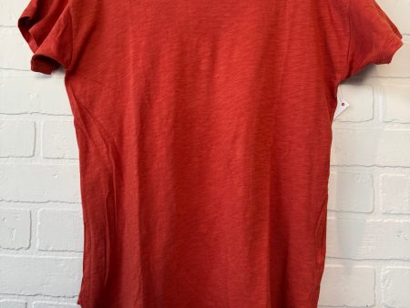 Top Short Sleeve Basic By Madewell In Orange, Size: S Online Hot Sale