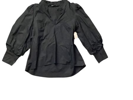 Top Long Sleeve Basic By Zara In Black, Size: M Online Sale