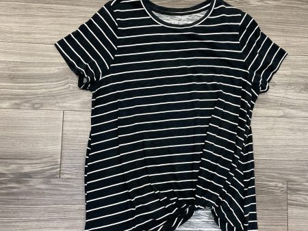 Top Short Sleeve By Maurices In Black, Size: L on Sale