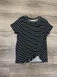 Top Short Sleeve By Maurices In Black, Size: L on Sale