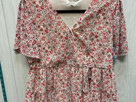 Blouse Short Sleeve By Jodifl In Floral Print, Size: S For Sale