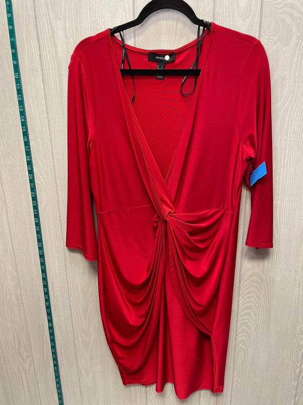 Dress Party Short By Forever 21 In Red, Size: 2x Discount