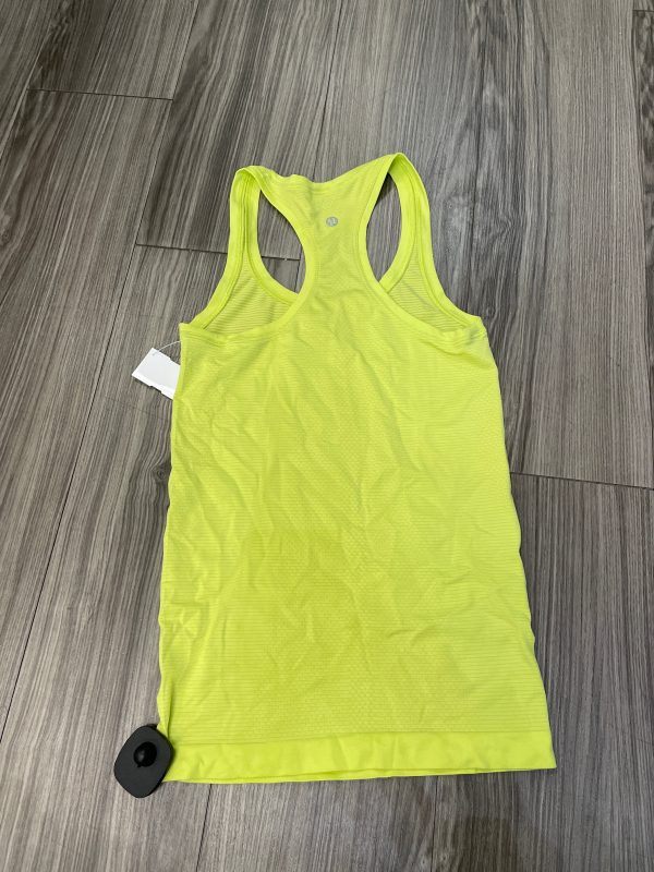 Athletic Tank Top By Lululemon In Yellow, Size: 2 Online Hot Sale