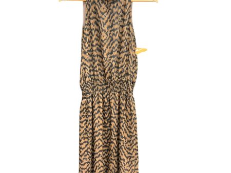 Dress Casual Maxi By Cmc In Brown, Size: M Supply