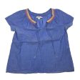 Top Short Sleeve Designer By Vineyard Vines In Blue, Size: M Fashion