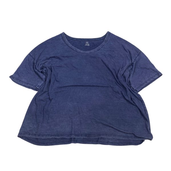 Top Short Sleeve Basic By Aerie In Blue, Size: Xxl Supply