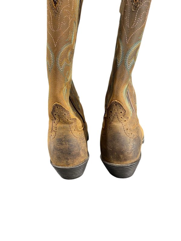 Boots Western By Justin In Brown, Size: 7.5 Online now