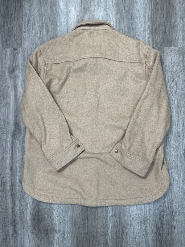 Jacket Shirt By Old Navy In Brown, Size: M Sale