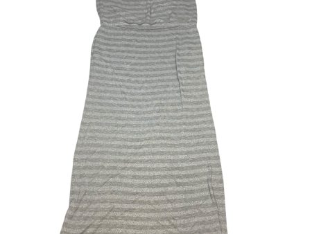 Dress Casual Maxi By White House Black Market In Grey, Size: Xl Online