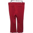 Pants Chinos & Khakis By Torrid In Red, Size:20 Online Sale