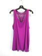 Athletic Tank Top By Livi Active In Purple, Size: 1x Online now