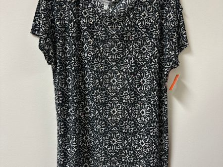 Top Short Sleeve By Clothes Mentor In Black, Size: Xl Online Sale