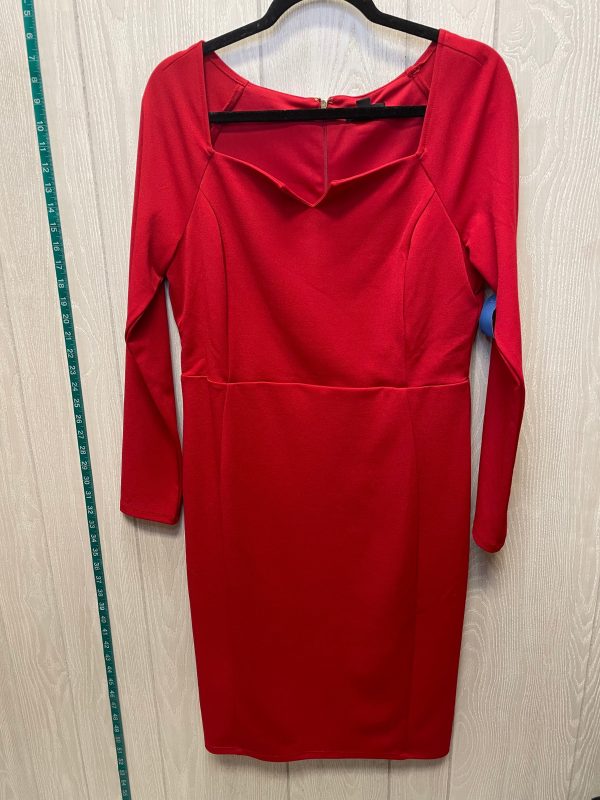 Dress Party Midi By Thalia Sodi In Red, Size: L Online