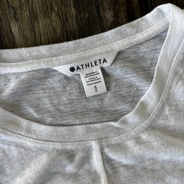 Athletic Tank Top By Athleta In White, Size: S For Sale