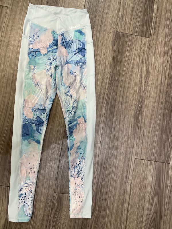 Athletic Leggings By Gym Shark In Floral Print, Size: S For Cheap