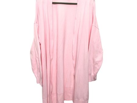 Cardigan By Ava & Viv In Pink, Size:2X Online