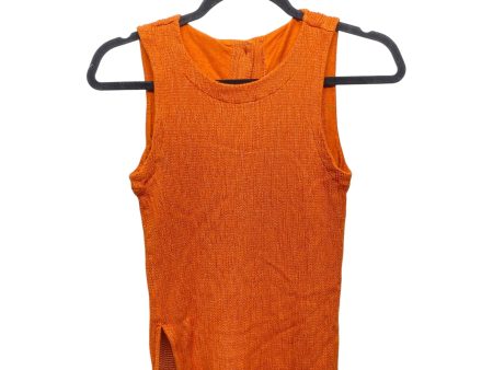 Top Sleeveless By Anthropologie In Orange, Size: Xs Supply