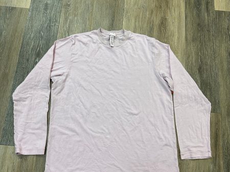 Top Long Sleeve Basic By Skims In Pink, Size: M Online now