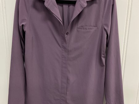 Top Long Sleeve By Athleta In Purple, Size: Xs Discount